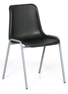 Plastová jídelní židle AMADOR, černá