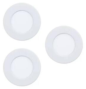 Vestavné LED svítidlo Eglo Fueva 5 / 3x 2,7 W / IP20 / Ø 8,6 cm / ocel / plast / teplá bílá / bílá