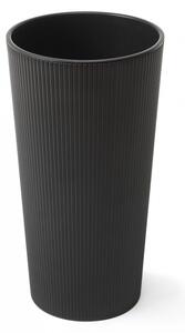 Plastový květináč Lilia Jumper 364 mm, černý