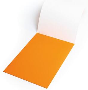 Popisovací fólie elektrostatické Symbioflipcharts 500x700 mm, oranžové