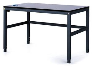 Antistatický dílenský ESD stůl, 1200x800x745-985 mm, nastavitelné podnoží