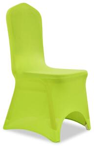 Strečové potahy na židle 6 ks zelené