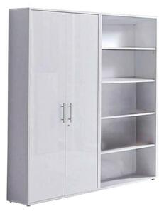 SKŘÍŇ NA ŠANONY, šedá, bílá, 168,8/185,6/33 cm MID.YOU - Online Only kancelářský nábytek, Online Only