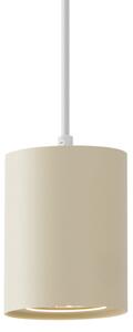Moderní závěsná lampa béžová s bílou pro 1fázový kolejnicový systém GU10 70mm - Iconic Holt