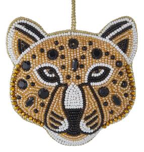 HANG ON Ozdoba s perličkami leopard