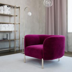 Atelier del Sofa 1-místná pohovka - křeslo Macaroon - Fuchsia, Fuchsia