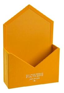 Flower box obálka, medová sametová