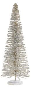 X-MAS Dekorační jedle třpytivá 60 cm - stříbrná