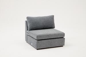 Atelier del Sofa 1-místná pohovka - křeslo Mottona 1-Seat Module - Grey, Šedá