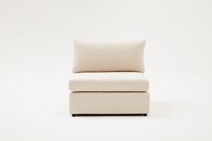 Atelier del Sofa 1-místná pohovka - křeslo Mottona 1-Seat Module - Cream, Krémová
