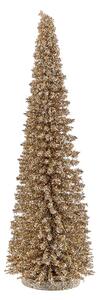 X-MAS Dekorační jedle třpytivá 45 cm - zlatá