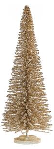 X-MAS Dekorační jedle třpytivá 60 cm - zlatá
