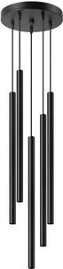 Sollux Lighting Pastelo závěsné svítidlo 5x8 W černá SL.1176