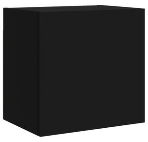 Nástěnná TV skříňka černá 40,5 x 30 x 40 cm kompozitní dřevo