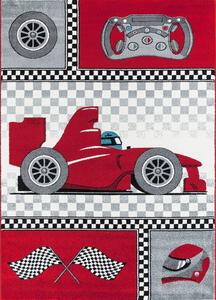Breno Kusový koberec KIDS 460 Red, 120x170 cm, Vícebarevné/Červená