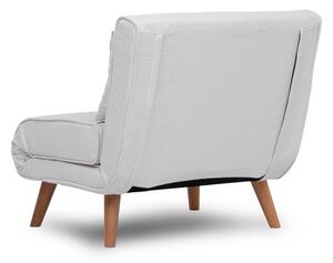 Atelier del Sofa 1-místná pohovka Folde Single - Teddy Fabric - Cream, Krémová