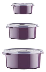 Hermia Sada úložných boxů (12 kusů) SILPUR12-512, Purple