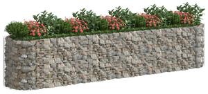 Gabionový vyvýšený záhon pozinkované železo 500 x 100 x 100 cm