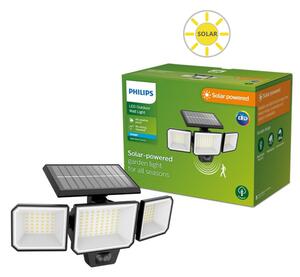 Philips 8720169269156 Outdoor solar Nysil solární nástěnné svítidlo bezpečnostní/reflektor se senzorem PIR LED 8,7W/1000lm 5000K IP65 černá