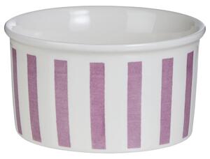 GELATO Pohár na zmrzlinu pruhy 120 ml - bílá/sv. fialová