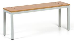 Šatní lavice, sedák - lamino, délka 1000 mm, buk