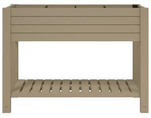 Zahradní vyvýšený záhon světle hnědý 110x45x79 cm polypropylen