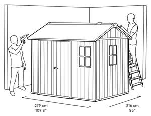 NEWTON 2.0 domek - 9x7,5 Exteriér | Zahradní domky