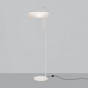 ACB Iluminacion Stojací LED lampa CLIP, v. 150 cm, 1xE27 15W Barva: Bílá, Barva montury: Bílá
