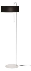 ACB Iluminacion Stojací LED lampa CLIP, v. 150 cm, 1xE27 15W Barva: Bílá, Barva montury: Černá