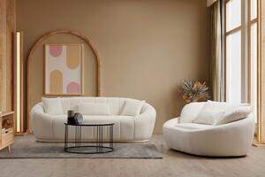 Atelier del Sofa 3-místná pohovka Midye 3, Krémová