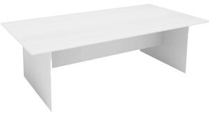 Jednací stůl PRIMO WHITE, 2400 x 1200 mm, bílá