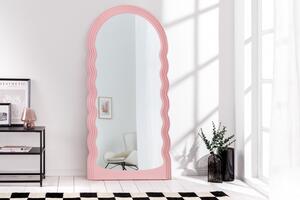Nástěnné zrcadlo - Wave, růžové