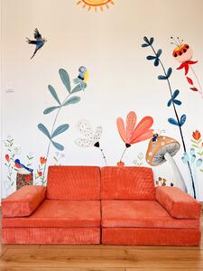 Atelier del Sofa 2-místná pohovka Puzzle - Orange, Oranžová