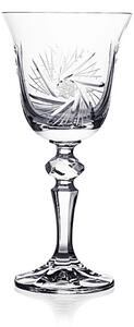 Bohemia Crystal Broušené sklenice na víno Laura 1S116/26008/170ml (set