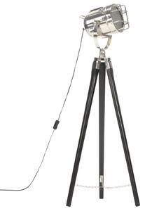 Stojací lampa na stativu černá masivní mangovníkové dřevo 97 cm