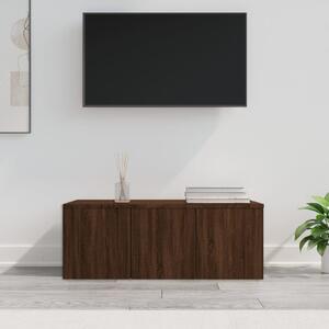 TV skříňka hnědý dub 80x34x30 cm kompozitní dřevo