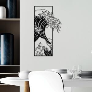 ASIR Nástěnná dekorace kovová HOKUSAI černá