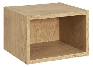 Koupelnový horní otevřený regál DUB CREMONA 30 cm