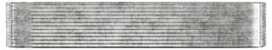 Vyvýšený záhon práškově lakovaná ocel 396x100x68 cm stříbrný