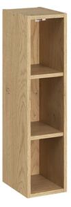 Koupelnový horní otevřený regál DUB CREMONA 20 cm