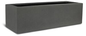 Polystone Flowerbox Anthracite Barva květináče: Šedá, Rozměry: Délka x Šířka x Výška 100x35x30 cm