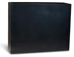 Polystone Divide rozdělovač prostoru Grey Barva květináče: Antracitová, Rozměry: Délka, Šířka, Výška 100x35x80 cm
