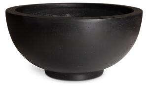 Polystone Ego Plus miska Grey Barva květináče: Antracitová, Rozměry: Průměr 70 cm, Výška 32 cm