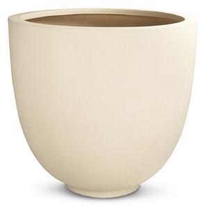 Polystone Ego Giant květináč Anthracite Barva květináče: Krémová, Rozměry: Průměr 80 cm, Výška 70 cm