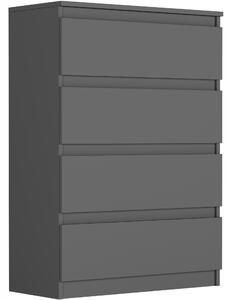 Komoda Framire 70 x 40 x 98 cm antracit matná