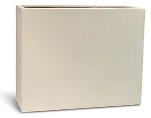 Polystone Divide rozdělovač prostoru Grey Barva květináče: Krémová, Rozměry: Délka, Šířka, Výška 100x35x80 cm