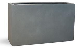 Polystone Divide rozdělovač prostoru Grey Barva květináče: Šedá, Rozměry: Délka, Šířka, Výška 100x35x60 cm