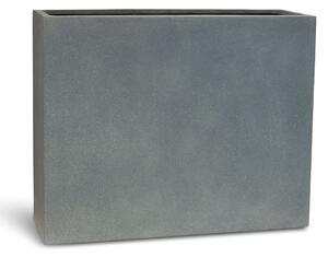 Polystone Divide rozdělovač prostoru Grey Barva květináče: Šedá, Rozměry: Délka, Šířka, Výška 100x35x80 cm