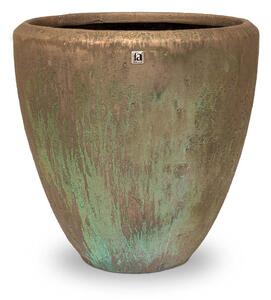 Podlahový květináč Atlantis, Ø 41/50/67/80 cm, výška 41/50/67/80 cm, oxidovaný bronz Rozměry:: 41x41cm