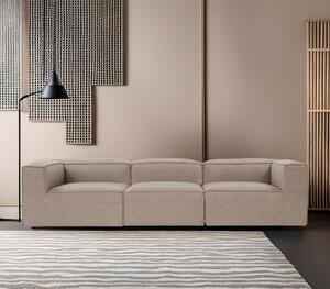 Atelier del Sofa 3-místná pohovka Fora 3 Seater - Brown, Hnědá